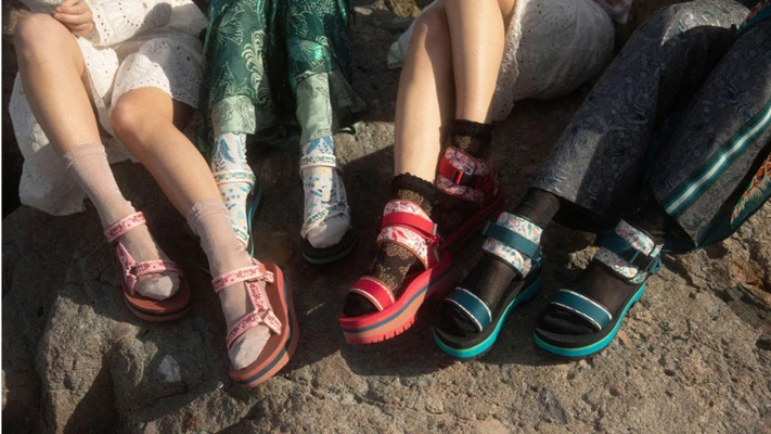 dad sandals annasui