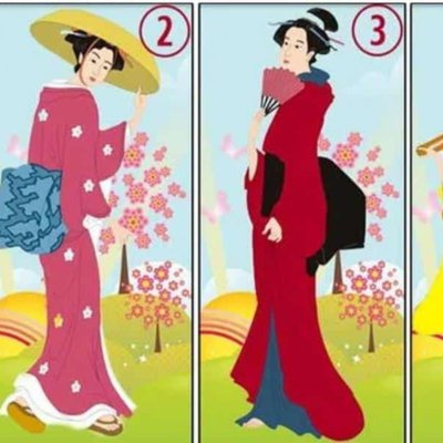 trắc nghiệm bức tranh geisha