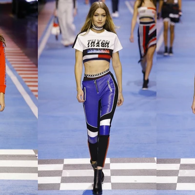 Tommy Hilfiger biến sàn diễn thời trang thành đường đua công thức 1