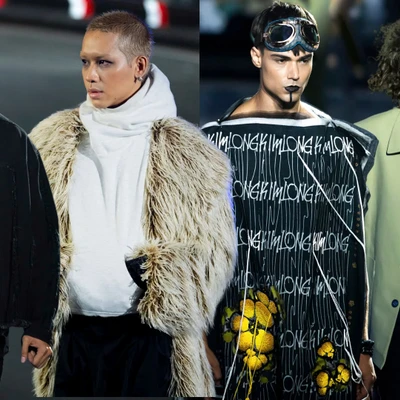 Võ Cảnh, WEAN và các người mẫu trình diễn tại ELLEMAN Fashion Show 2024