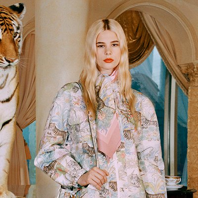 con hổ trong thời trang Gucci