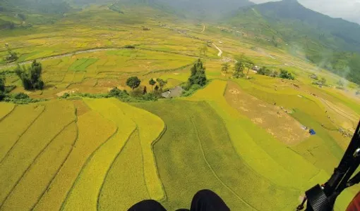 Phong cảnh Tây Bắc nhìn từ trên không trung