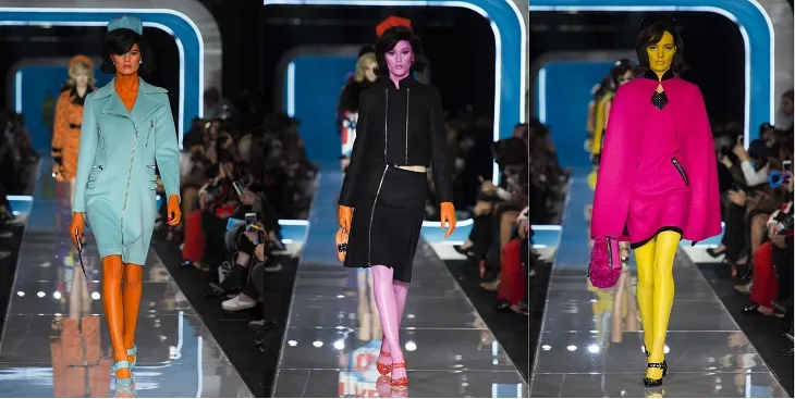 ELLE Việt Nam - Moschino nhân bản Jackie Kennedy tại sân khấu runway Milan Fashion Week 2018 (15)