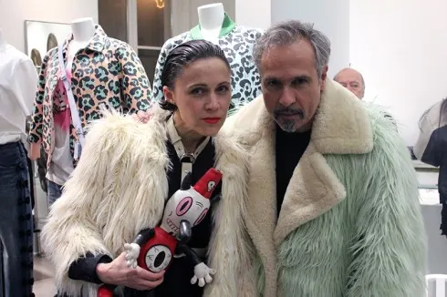 Tiffany Godoy and Gary Baseman