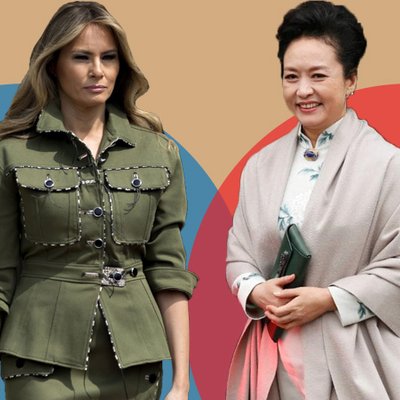 Phong cách thời trang đối lập của hai vị đệ nhất phu nhân Melania Trump và Bành Lệ Viện