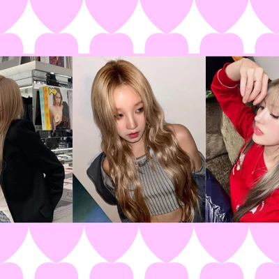 màu khói - Lisa và Somi nhuộm tóc màu khói