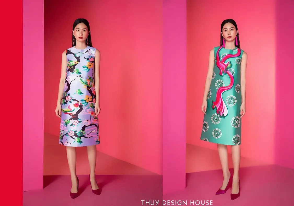 trang phục vải lụa Thuỷ Design House