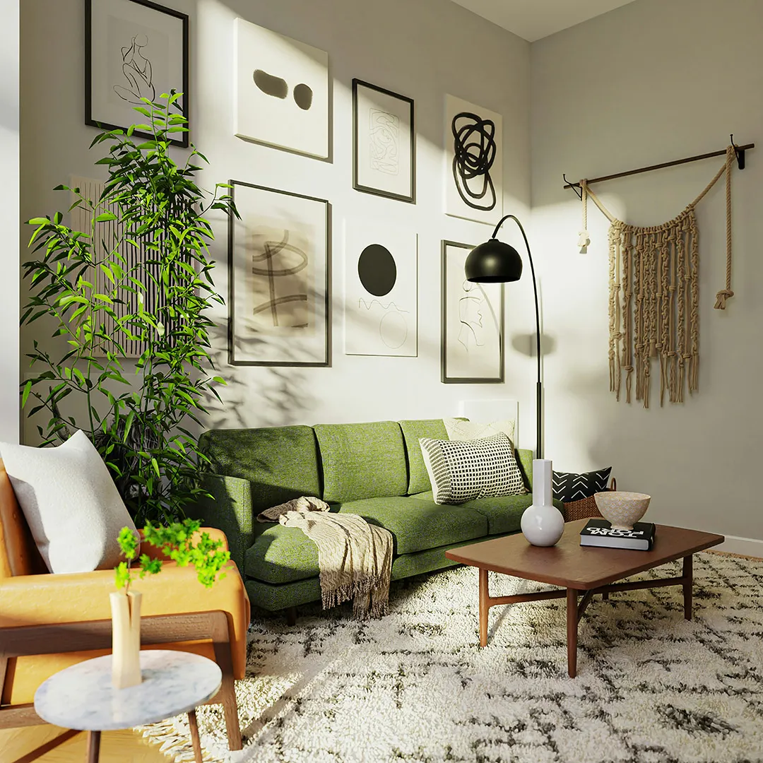 bố trí sofa trong phòng khách