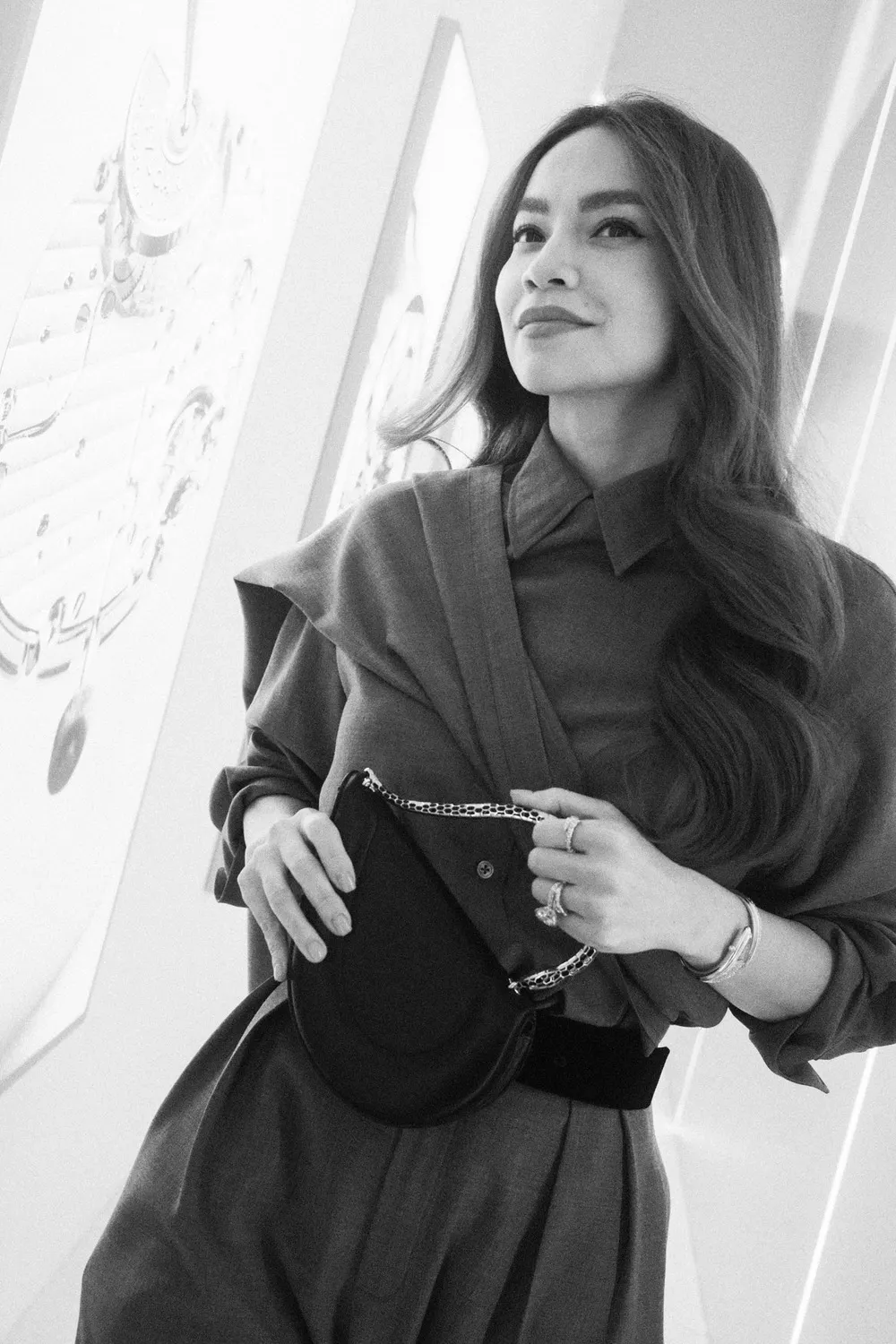 hồ ngọc hà thời trang bvlgari