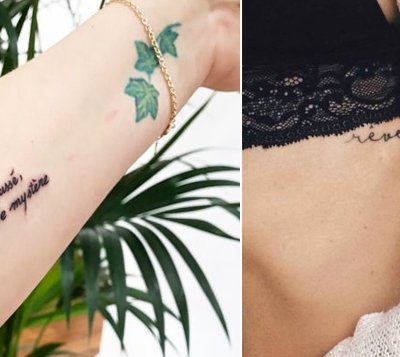 20 hình xăm chữ ý nghĩa bằng tiếng Pháp dành nàng lãng mạn