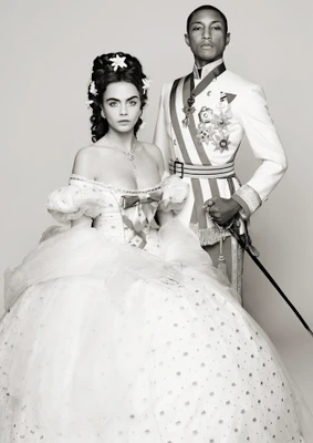ellevn reincarnation cara delevingne pharrell williams