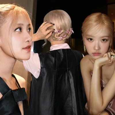 Rosé kiểu tóc đa dạng