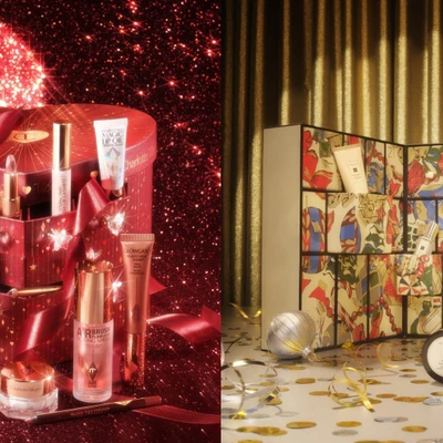 bộ lịch mùa Vọng Giáng Sinh 2024 của thương hiệu Charlotte Tilbury và Jo Malone London