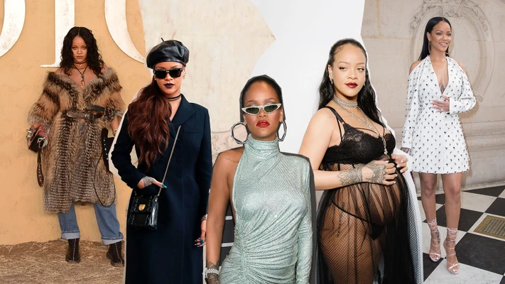 thời trang front row của rihanna