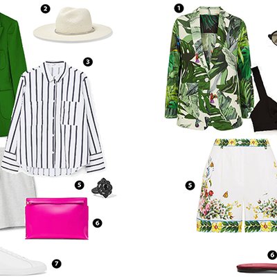 ELLE Style Calendar: Công thức phối đồ sành điệu với Blazer + Bermuda shorts