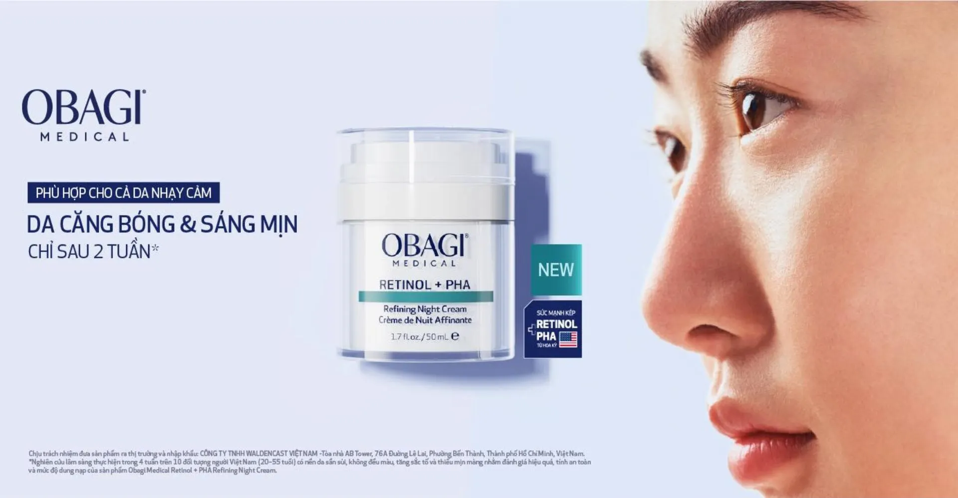 Hình ảnh banner sản phẩm Obagi Retinol PHA.