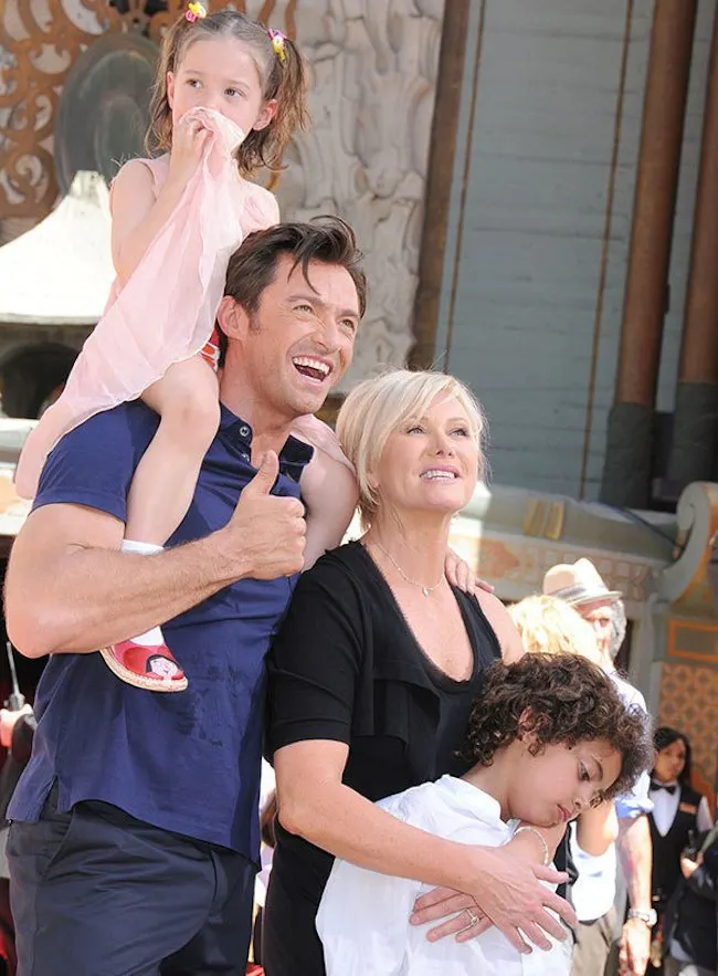 Gia đình hạnh phúc của Hugh Jackman