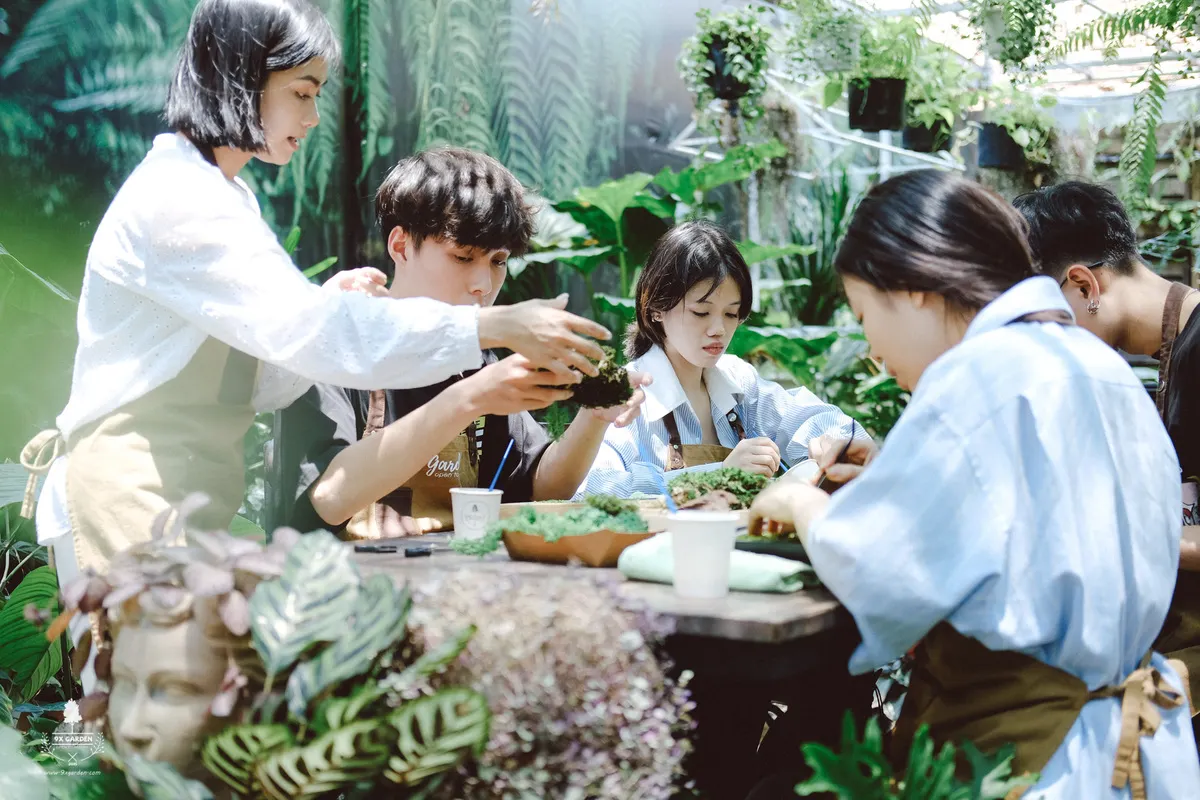 Workshop Terranium ở 9X Garden
