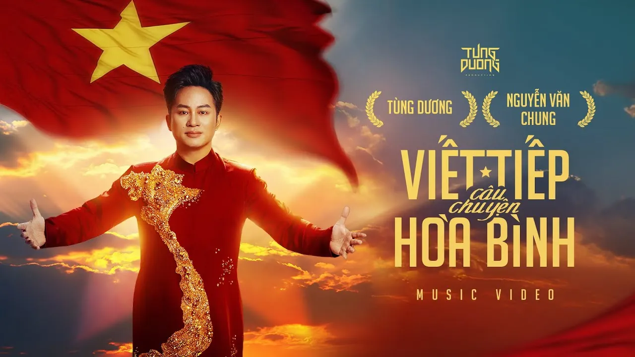 ca khúc Viết tiếp câu chuyện hòa bình do Tùng Dương thể hiện