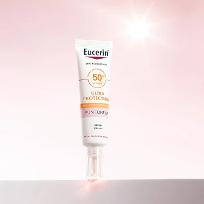 Eucerin sản phẩm chống nắng bảo vệ làn da.