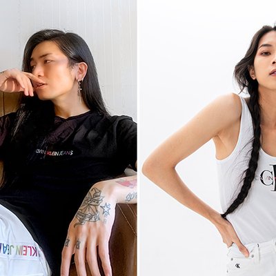 BB Trần và Mộng Thường thể hiện sắc màu riêng trong BST Pride của Calvin Klein