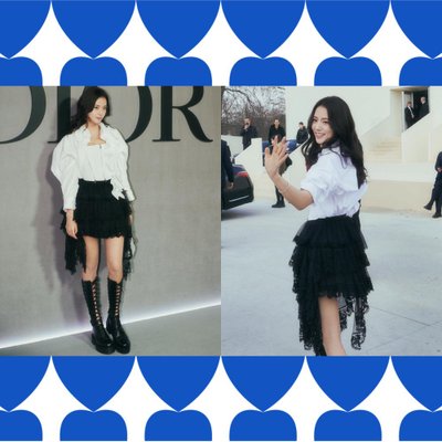 sao kpop diện váy xếp ly