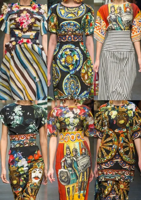 Những họa tiết mang âm hưởng Á Đông tràn ngập trên sàn catwalk 