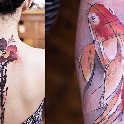 xăm hình nghệ thuật nghệ sĩ trần khiết 2