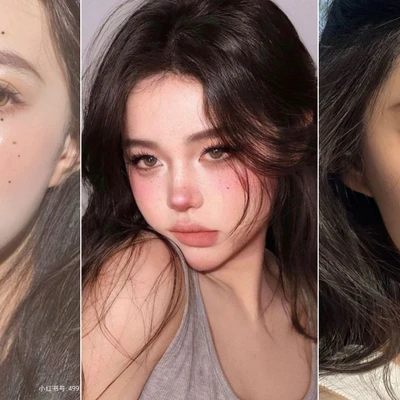 cô gái với nốt ruồi trên gương mặt