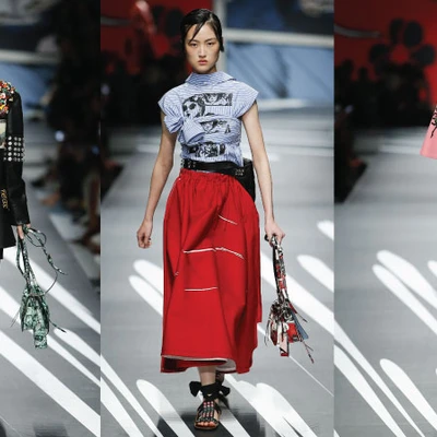 Prada Ready-to-wear Xuân 2018: Tính nữ được suy tôn bởi sự mạnh mẽ và náo nhiệt