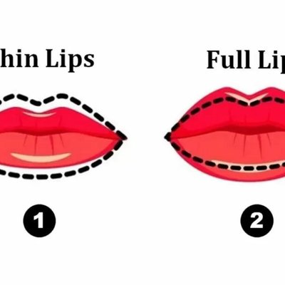 trắc nghiệm vui về hình dáng đôi môi