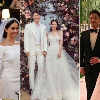 đám cưới nổi tiếng hoàng tử harry, hyun bin và son ye jin, taeyang