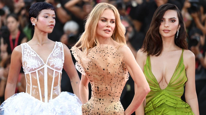 venice - diễn viên Taylor Russell, Nicole Kidman và Emily Ratajkowski dự liên hoan phim Venice