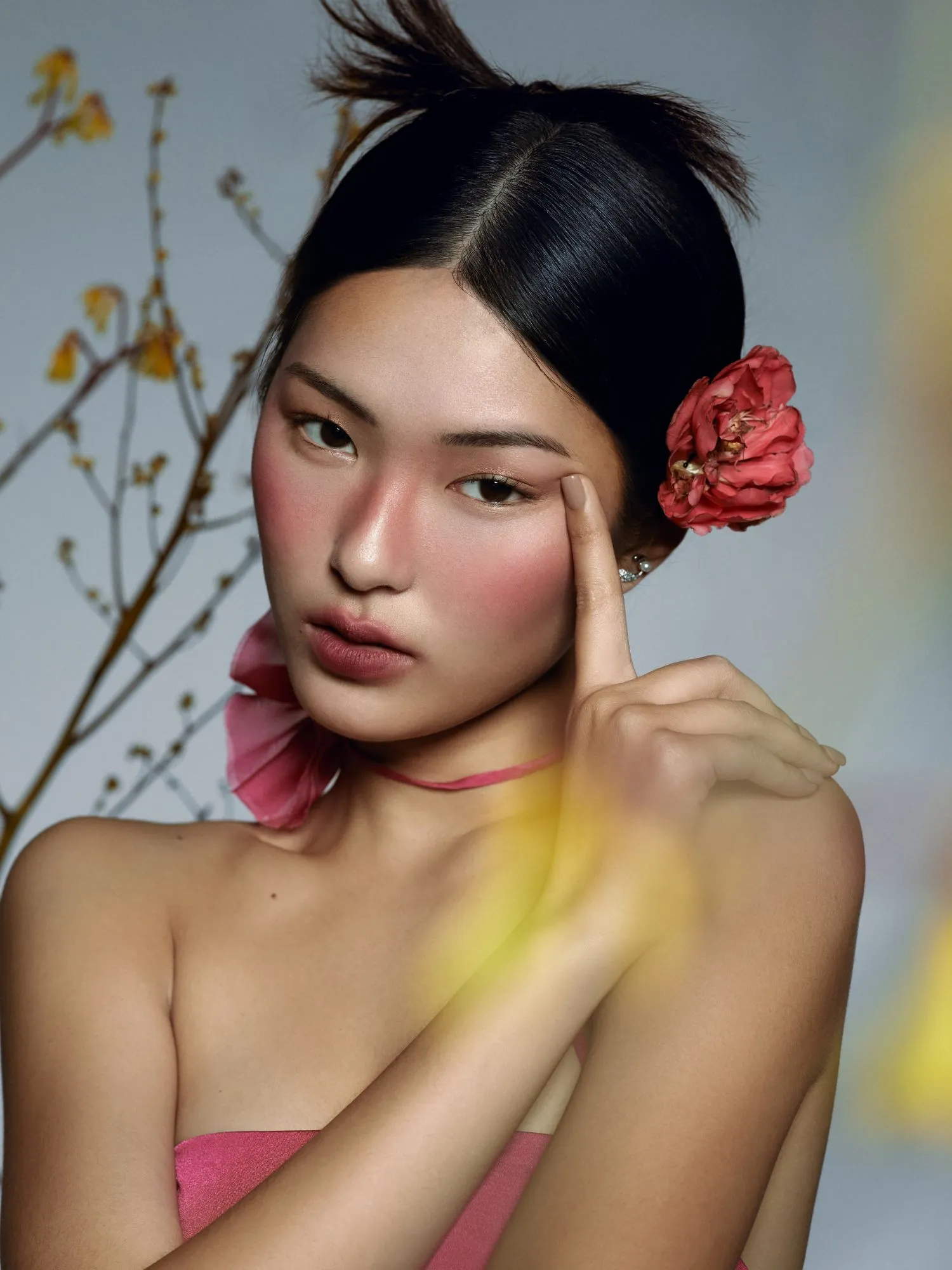 trang điểm má hồng du xuân 2026