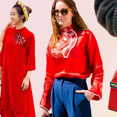 Tuyệt chiêu diện trang phục màu đỏ cho ngày cho năm mới nhiều may mắn