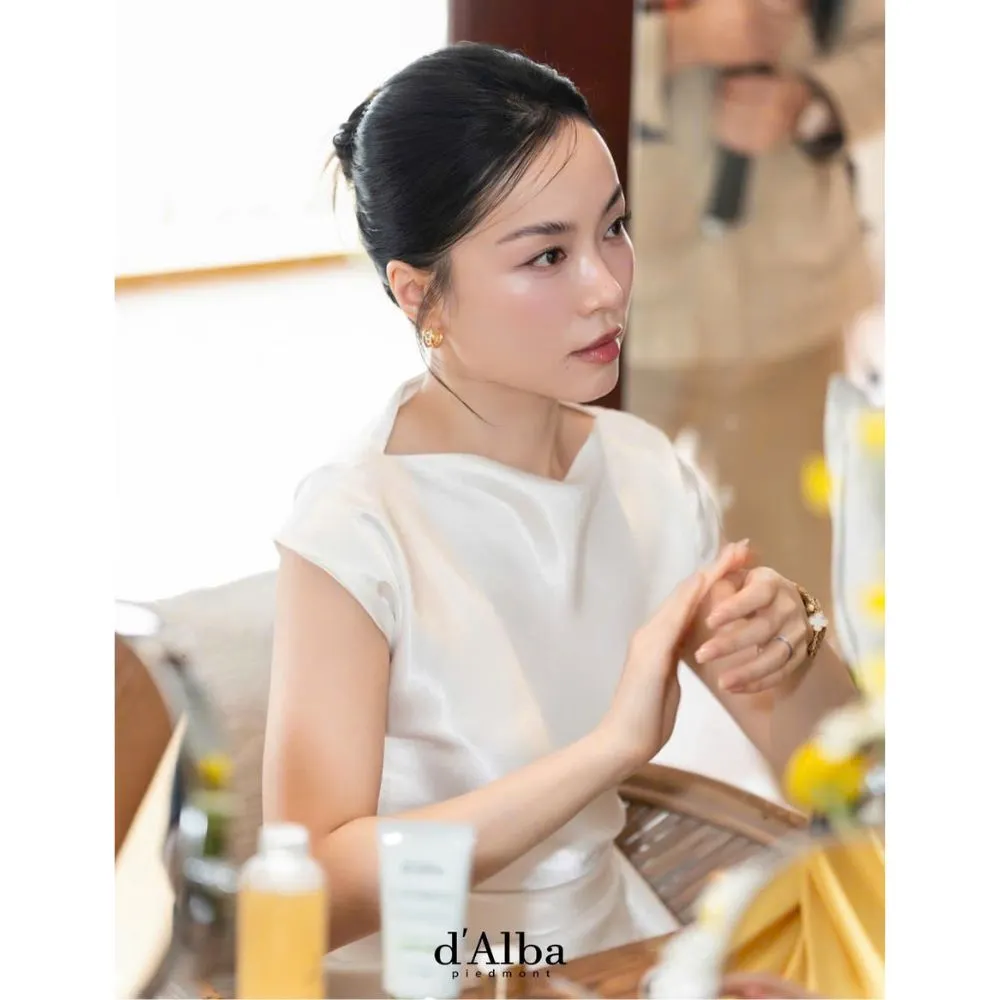 Blogger Lê Hà Trúc tại sự kiện d’Alba.