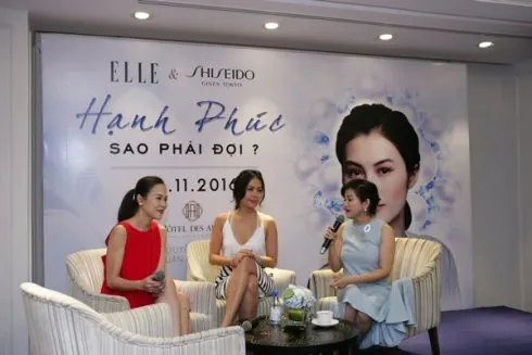 Shiseido tổ chức buổi chia sẻ: Hạnh phúc sao phải đợi? ELLE VN