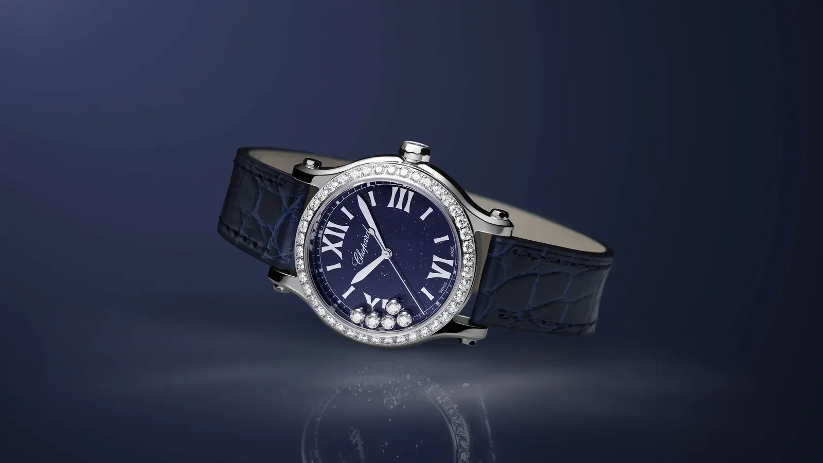 mặt số xanh khaki phối cùng dây đeo da bê matte