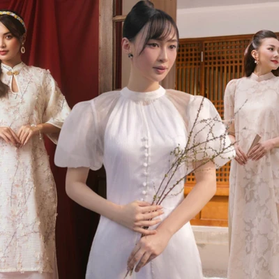 thumbnail áo dài tết