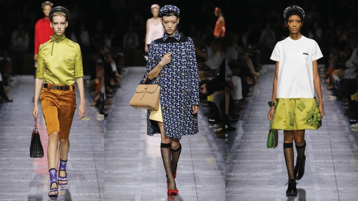 BST Prada Xuân – Hè 2019: Khi Twiggy hóa thân thành nàng IT Girl thế kỉ 21