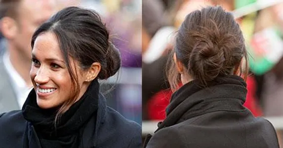 cách búi tóc messy bun 7