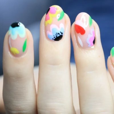 Nail đẹp nhiều màu sắc