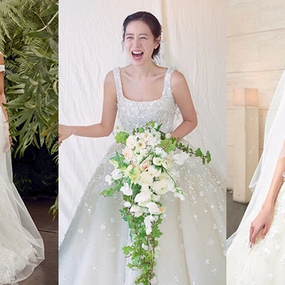 váy cưới của son ye jin