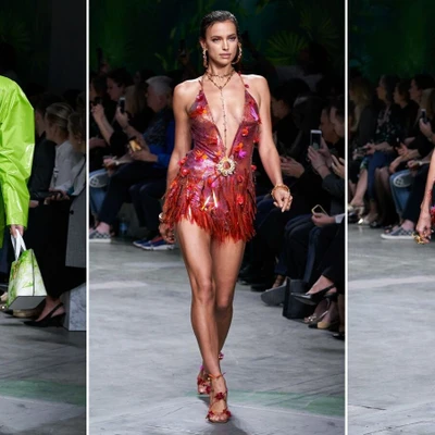 các thiết kế ấn tượng bộ sưu tập versace xuân hè 2020