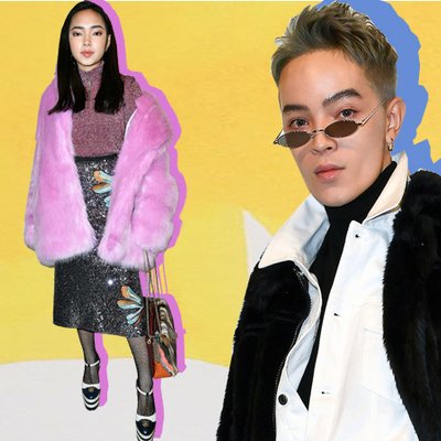 Fashionista Châu Bùi, Kelbin Lei diện nguyên set đồ H&M đến tham dự Paris Fashion Week