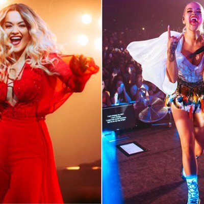 Ca sĩ Rita Ora khuấy động sân khấu tour diễn Pheonix trong thiết kế của NTK Công Trí