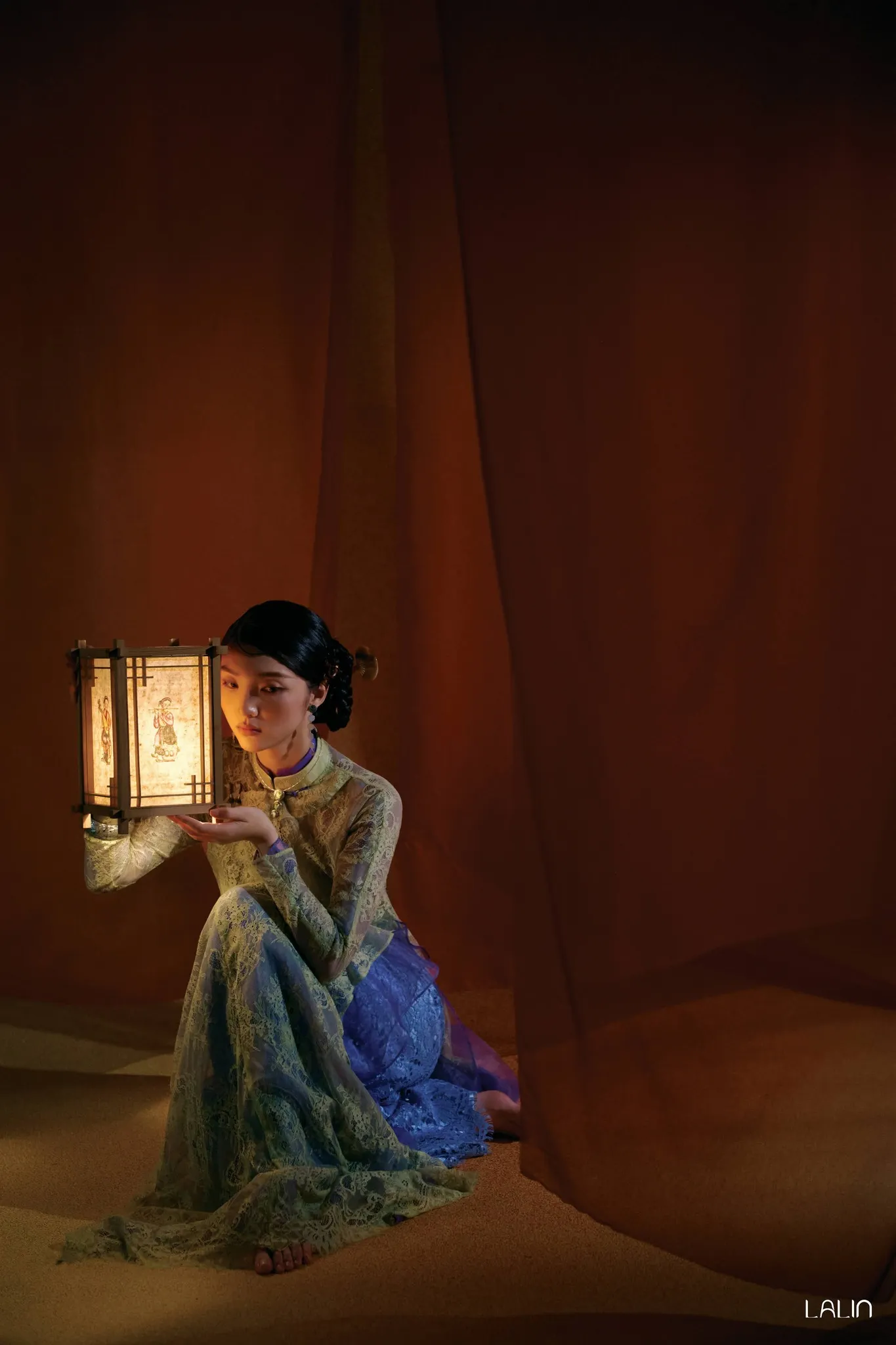 BST áo dài Tết LALIN