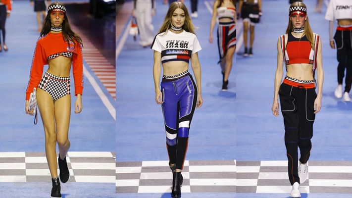Tommy Hilfiger biến sàn diễn thời trang thành đường đua công thức 1