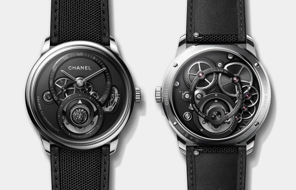 đồng hồ Monsieur Platinum Lion Toubillon