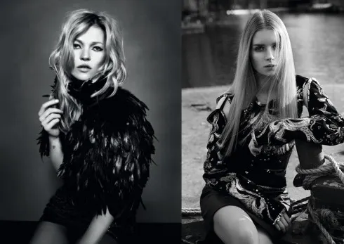 Kate Moss và Lottie Moss